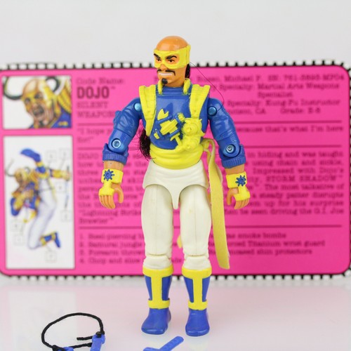 De colección GI Joe ARAH 1992 Dojo Ninja Force 100% Completo con Tarjeta de Archivo - Imagen 3 de 6