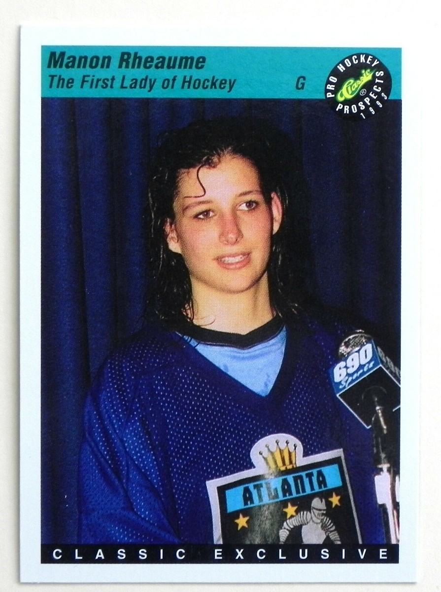 MANON RHEAUME 1993 CLASSIC First Lady of Hockey Card #4 _ SMOKE