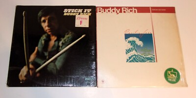 Buddy Rich Stick it / Swingin' 2 LP Lot 1st Presses, EXC Ultrasonic CLEANED