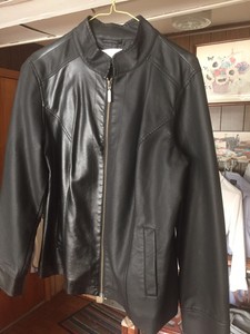 faux leather jacket ebay