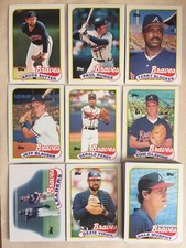 1989 Topps Atlanta Braves Complete Team Set!!