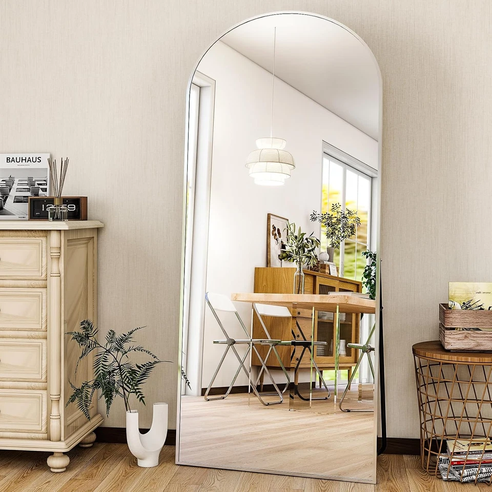 56英寸X21英寸全长镜拱地板镜带铝合金框架Free-Stan — 第 2/4 张图片