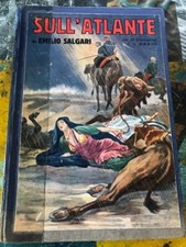 Sull'Atlante Emilio Salgari 1930 Casa Editrice Sonzogno Illustrato Amato