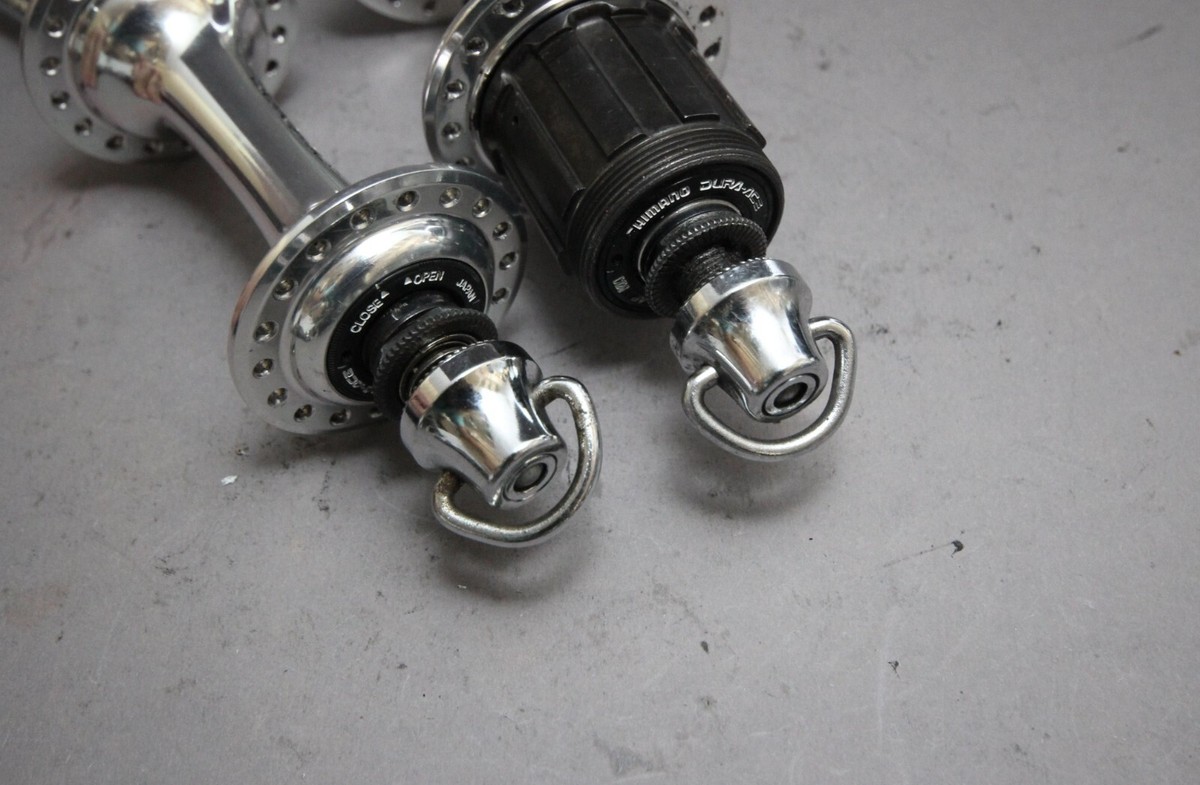 NOS Shimano Dura Ace jeu de moyeux jeu de moyeux 36 trous HB-7400 aluminium 6 compartiments vélo de route vintage