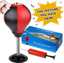 Cyrus Desktop Punching Bag Boxing Bag Punch Bag Stress Relief Toys With Pump