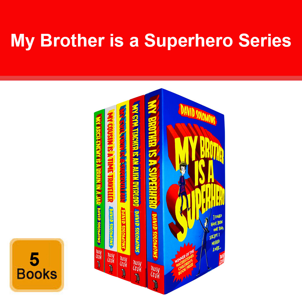 My Brother is a Superhero Series 5 Books Collection Set By David Solomons NEW