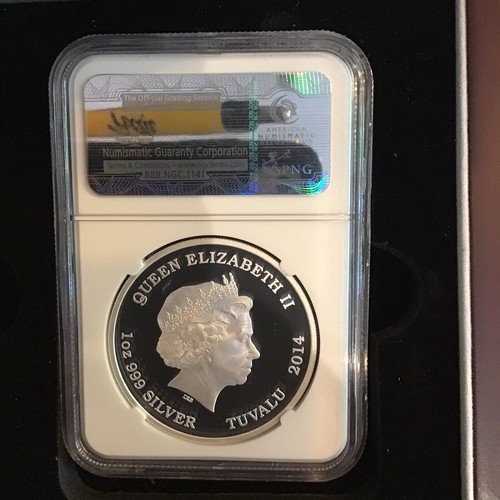 2014&2015 Tuvalu Native Series Coins.Florida panther& Alligator.2-PF70 Ultra ca - Picture 8 of 10