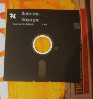 Suicide Voyage (Eurogold 1988) Commodore 64 (Diskette) working classic 8-bit