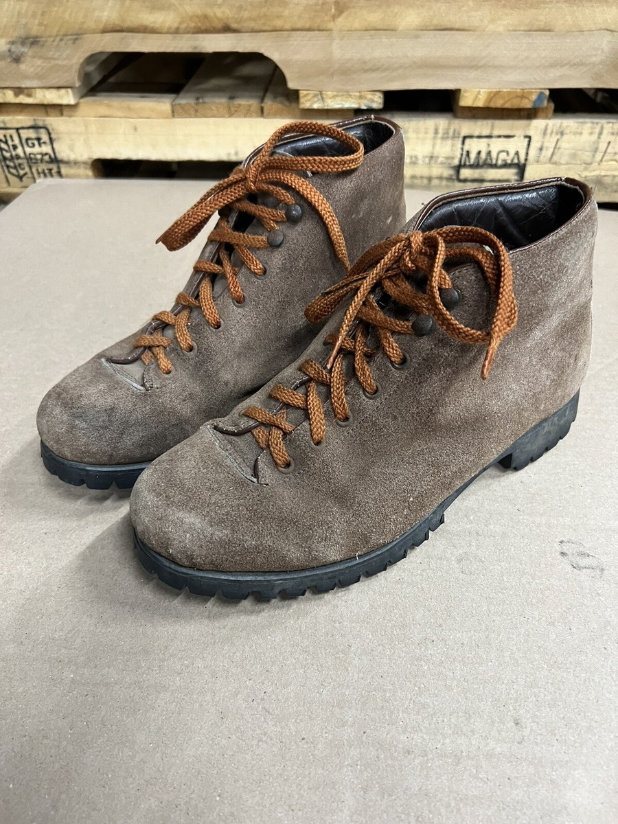 専用ページ M Vibram Depose Boots 9.5 M Montagnabloc Hi Top 37866 Hiking Brown