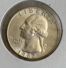 1962 D  Washington Quarter 90% Silver 25c United States US Coin 4a READ