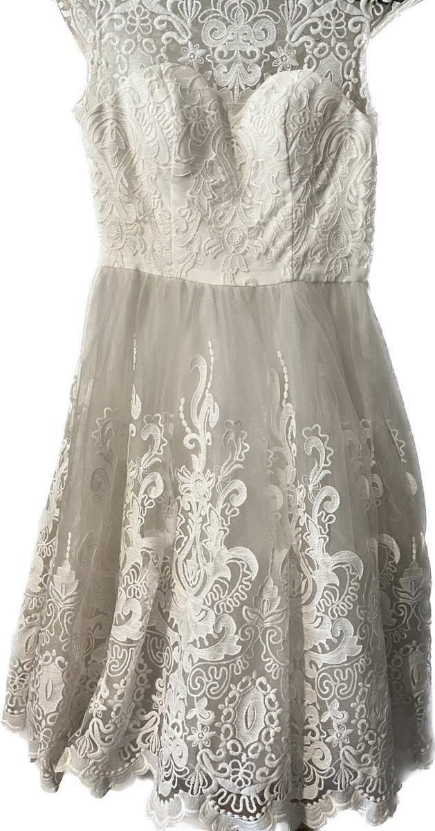 CHI CHI LONDON Premium Lace Midi Prom Dress With Bardot Neck | eBay CHI CHI LONDON Premium Lace Midi Prom Dress With Bardot Neck | eBay