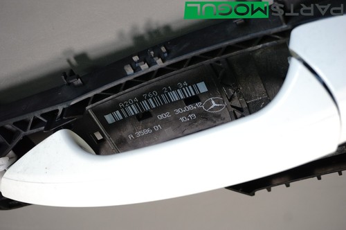 08-14 MERCEDES BENZ W204 CLASE C CONDUCTOR IZQUIERDO TRASERO EXTERIOR MANIJA OEM - Imagen 4 de 8