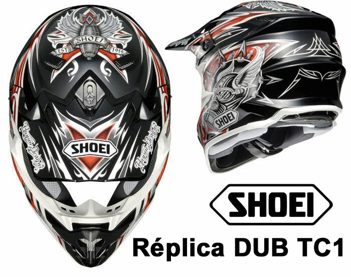 CASQUE SHOEI VFX-W HELMET "COLLECTOR" REPLICA.... ENDURO SUPERMOTARD SX MX - Photo 4/4