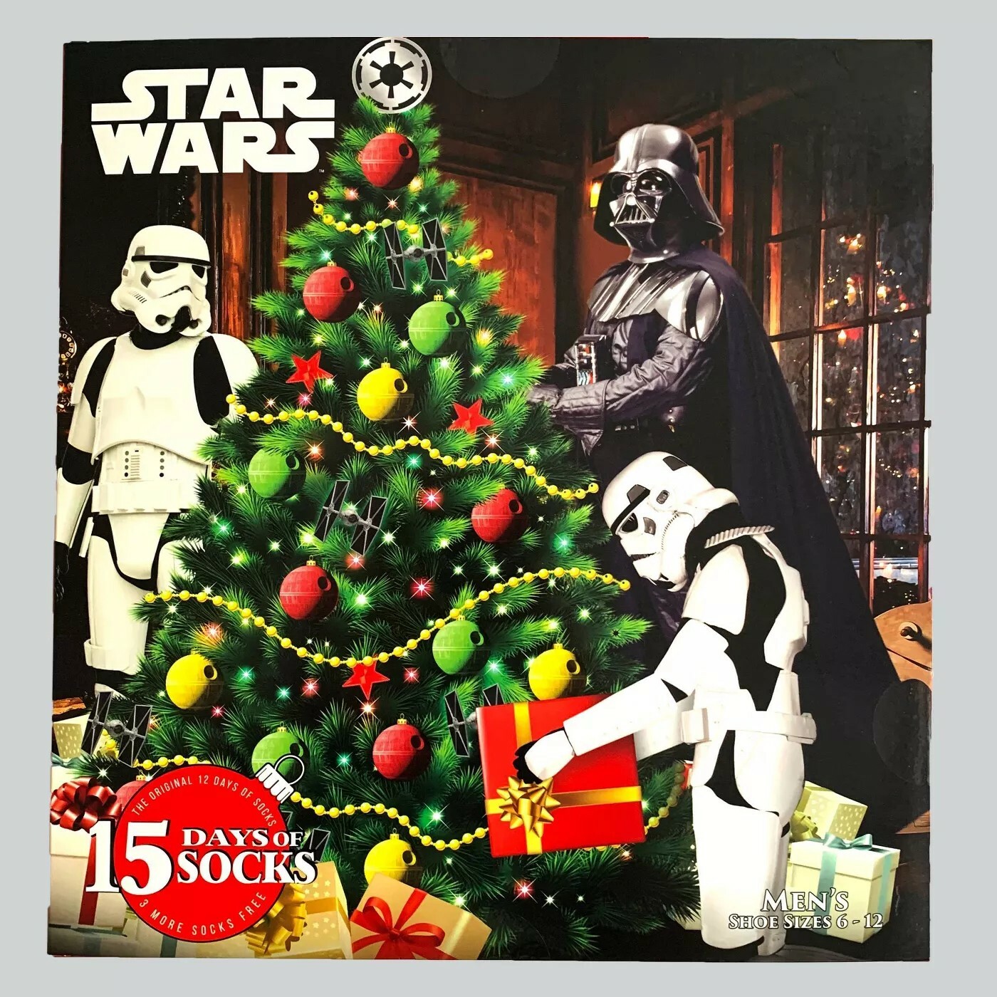 Men's Star Wars 15 Days of Socks Advent Calendar Christmas Size 6-12  NEW | eBay