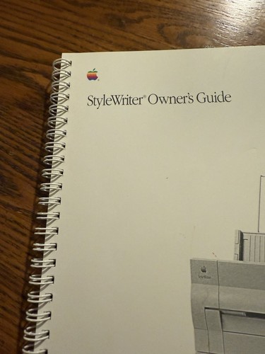 Macintosh Stylewriter Owner's Guide by Apple Computer Collectable - 第 4/11 張圖片