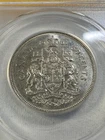 1961 Canada 50 Cents Silver Coin Graded MS 61 by ANACS