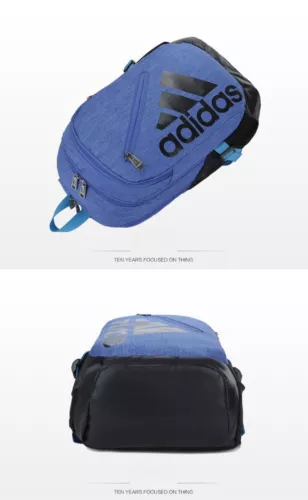 Adidas Backpack Unisex Large Capacity Rucksack - Lightweight Multi-Functional - Picture 7 of 17