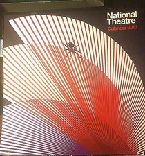 NATIONAL THEATRE OF Great Britain 2013  WALL CALENDAR - 12" X 12" - grt posters
