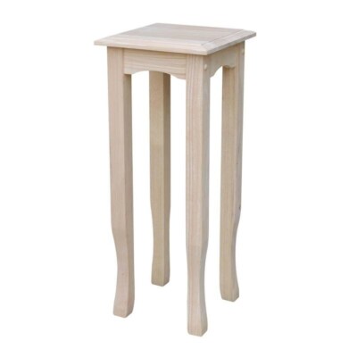 Tall End Table Chair Side Skinny Slim For Bedside Nightstand Thin Narrow Small