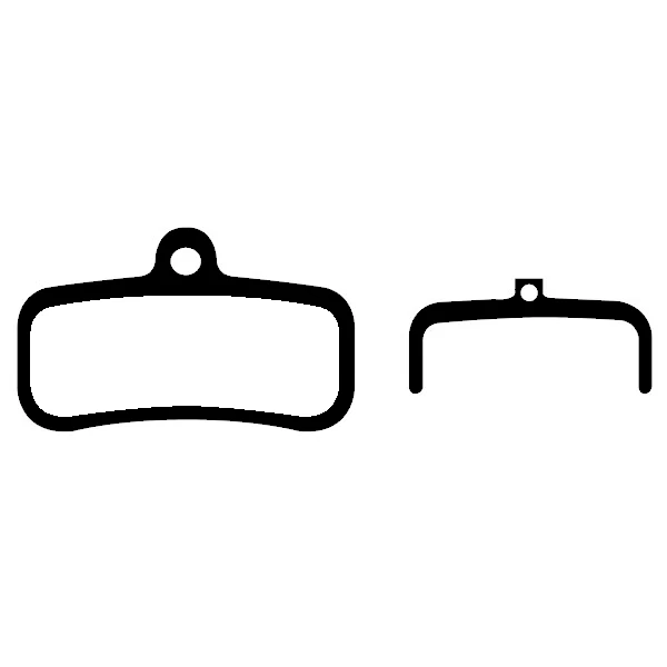 EBC Harz (Grün) Mountainbike Scheibenbremsen Bremsbeläge Für Trp Quadiem / SL - Bild 2 von 3