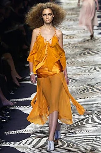 Vintage Tom Ford for Yves Saint Laurent Dress Ensemble, S/S 2004, Look#13 - Picture 6 of 6
