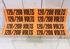 Voltage Card 8 Markers 2 Cards 120/208 Volts Thomas & Betts Brady WDT 5045