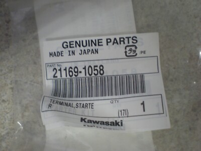 NOS OEM Kawasaki Starter Terminal 1987-16 ZX750 Ninja 750 21169