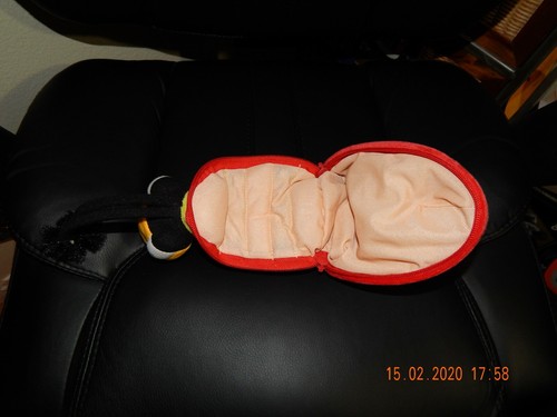 HALLMARK LADY BUG 2010 7" LONG PLUSH POSEABLE ANTLERS FEET POCKET ZIPPER OPENING - Picture 6 of 7