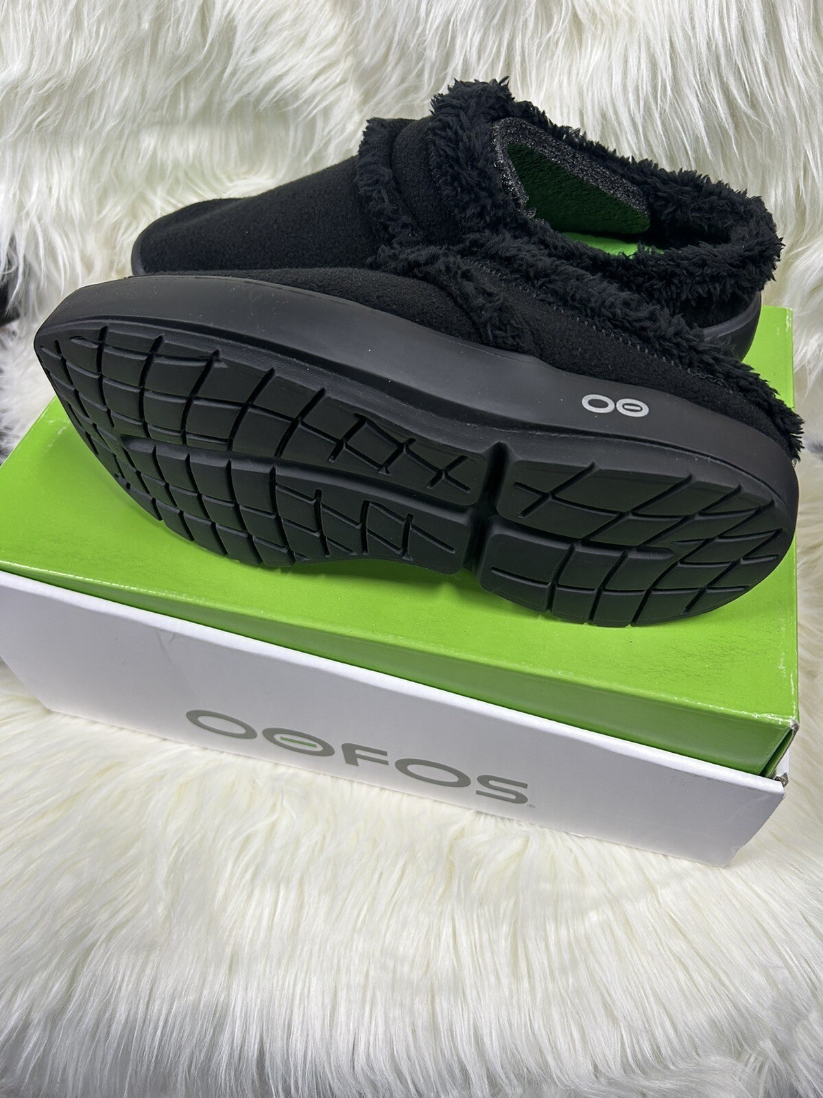 Oofos OOCOOZIE MULE SHOE BLACK Size M9 W11 eBay