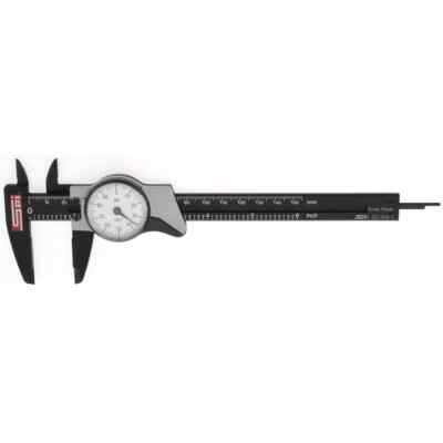 SPI 30-412-1 Super Polymid Inch Dial Caliper with White Dial: 0'' - 6'' Range