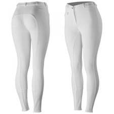 HORZE Active Damen Reithose Silikon Grip Vollbesatz - Wei&szlig; - alle Gr&ouml;&szlig;en