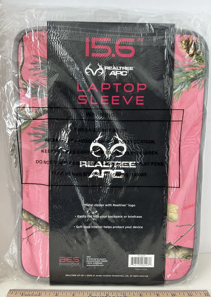 Funda para portátil Realtree rosa camuflada, protector para computadora totalmente nueva Foto 3 de 4