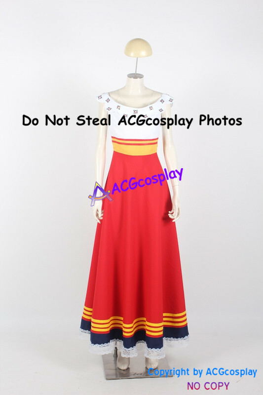 book of life red dress The Book of Life Maria Posada Cosplay Costume dress acgcosplay dress