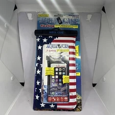 Aqua Case Floating 100% Waterproof 7" Smartphone Phone Case American Flag
