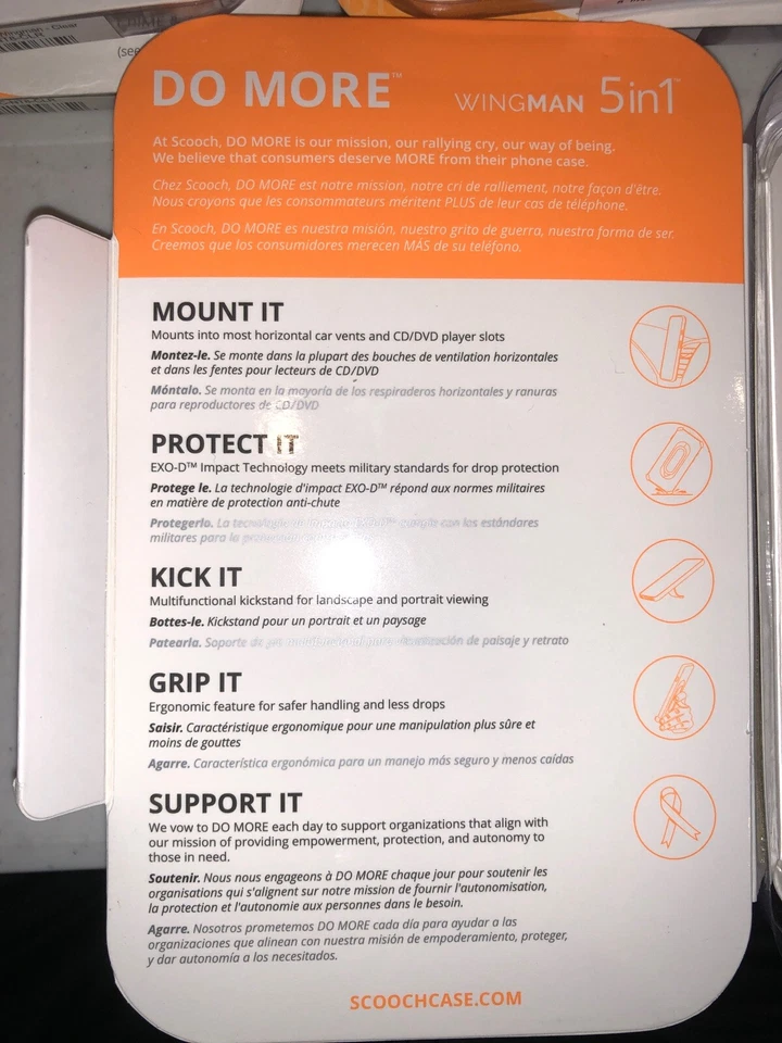 Funda SCOOCH Wingman Serie 5 en 1 para Samsung Galaxy S9+ Plus - Negra Foto 2 de 3