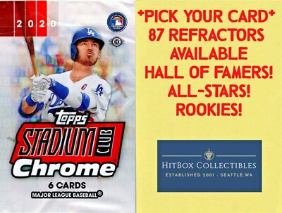 2020 TOPPS Stadium Club Chrome Refractor PYC Pick Complete Set RC Bichette Soto