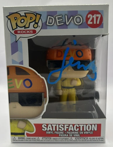 GERALD CASALE SIGNED SATISFACTION DEVO FUNKO POP - BECKETT COA