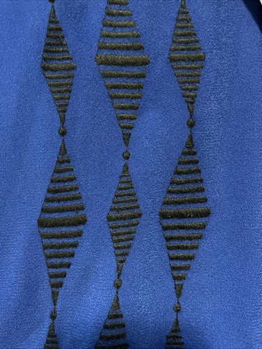 Apt. 9 Embroidered High-Neck Shift Dress Womens XL Blue Sleeveless New with tag - Picture 7 of 24