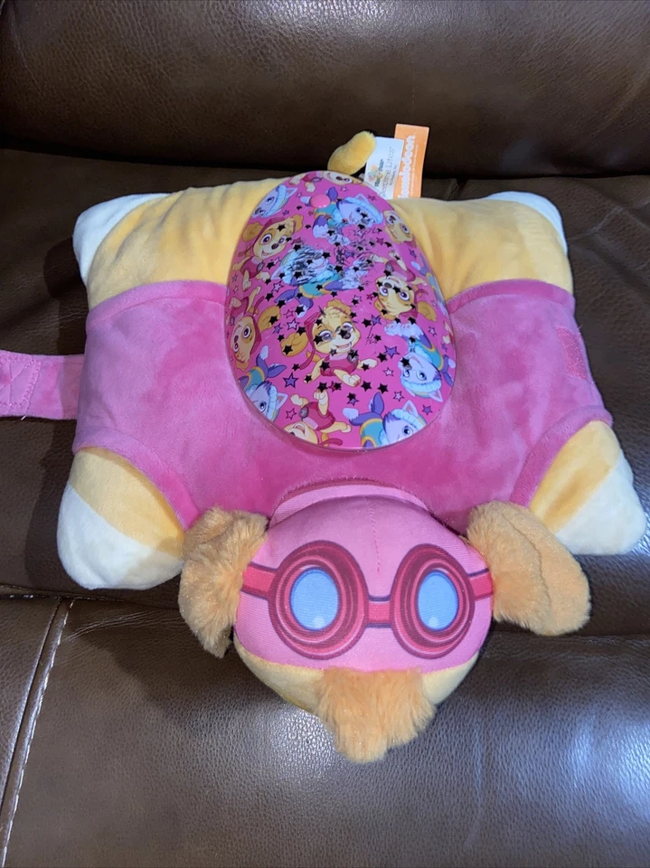 Almohada Mascotas Nickelodeon Paw Patrol Tiempo de Dormir Lites Skye Peluche Luz Nocturna 🔥 Foto 3 de 4