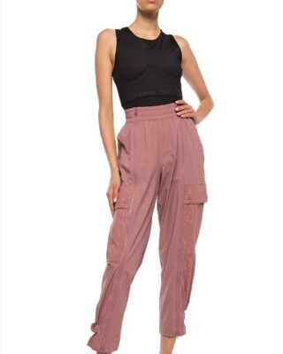 Adidas by Stella McCartney Track Pants Women's Sz XS Pink Camo Buckle Hem  Zipper