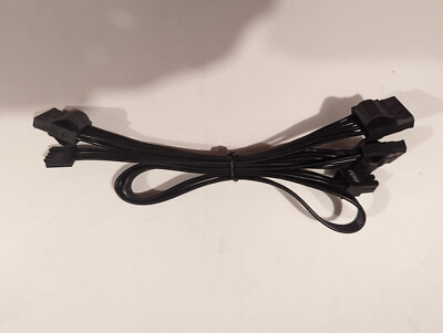 40'' 6pin PCI-E To 3 x 4pin Female Molex 1 x 4pin Female FDD Power Adapter Cable