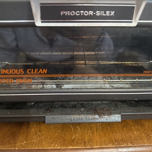 Vintage Proctor Silex Continuous Clean Toaster Backofen Grill 0240P A3803 GETESTET - Bild 6 von 13