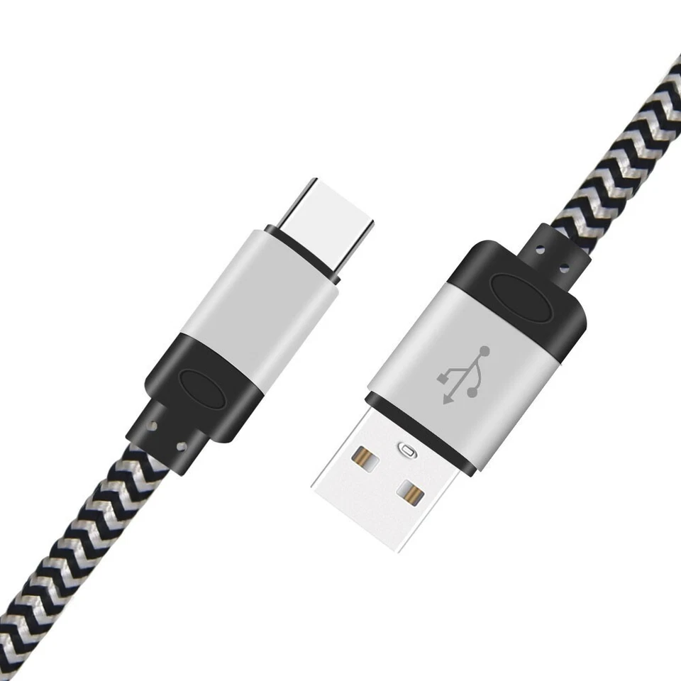 3 PACK 10ft Type C to USB-A Nylon Braided Fast Charger Cable Quick Charging Cord - Image 4 of 4