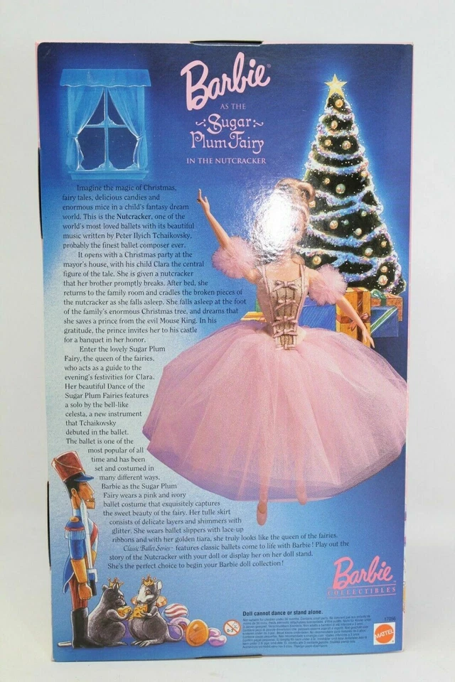Barbie as the Sugar Plum Fairy in the Nutcracker First Edition Ballet Mattel NIB - Image 2 of 4