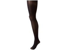 Pretty Polly Women's 179837 Printed Backseam Tights Black Hose Size one size