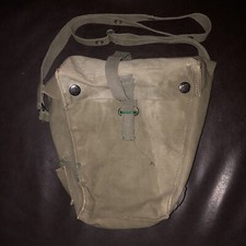 BRITISH ARMY EARLY 58 PATTERN PATT S6 GAS MASK RESPIRATOR BAG THE TROUBLES EXC R