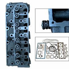 Complete Cylinder Head With Valve+Full Gasket Kit For Kubota V1505 V1505T Engine