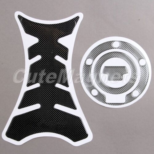 Fuel Tank Decal Carbon Gas Pad Cap Sticker Suzuki GSX-R 1000 2000-2002 GSX1400 - Picture 4 of 10