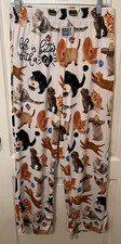 Brief Insanity Life Is Better With a Cat pajama pants, Size Medium, Unisex