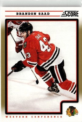 2012-13 Score #124 Brandon Saad Gold Rush